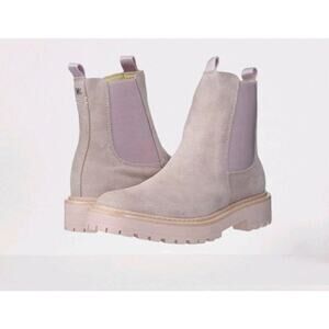 Sam Edelman Laguna Kids Chelsea Boots- Lilac Suede- Little Girls Size 2